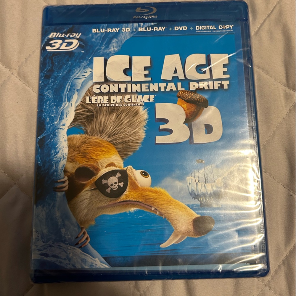 ICE AGE: CONTINENTAL DRIFT 3D/BLU RAY/DVD